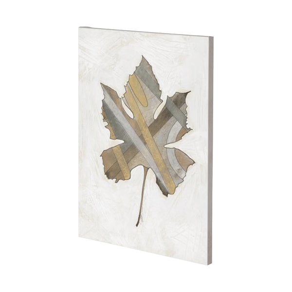 Leafy Patterns 4 by Filippo Ioco a Hand Embellished Textured Canvas