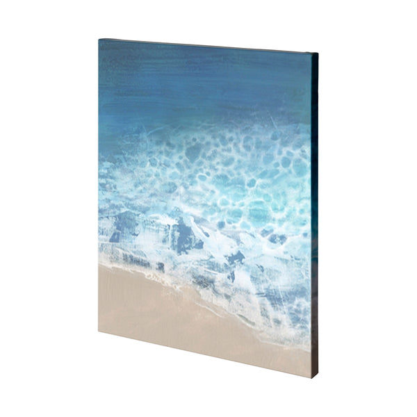 Ebb & Flow II by Victoria Borges a Hand Embellished Textured Canvas
