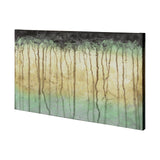 Treeline Light II by Jennifer Goldberger a Hand Embellished Textured Canvas from Mercana - Luna Furniture
