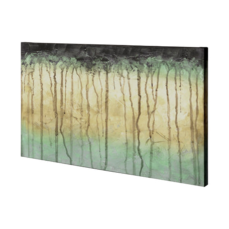 Treeline Light II by Jennifer Goldberger a Hand Embellished Textured Canvas from Mercana - Luna Furniture