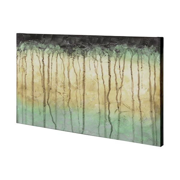 Treeline Light II by Jennifer Goldberger a Hand Embellished Textured Canvas