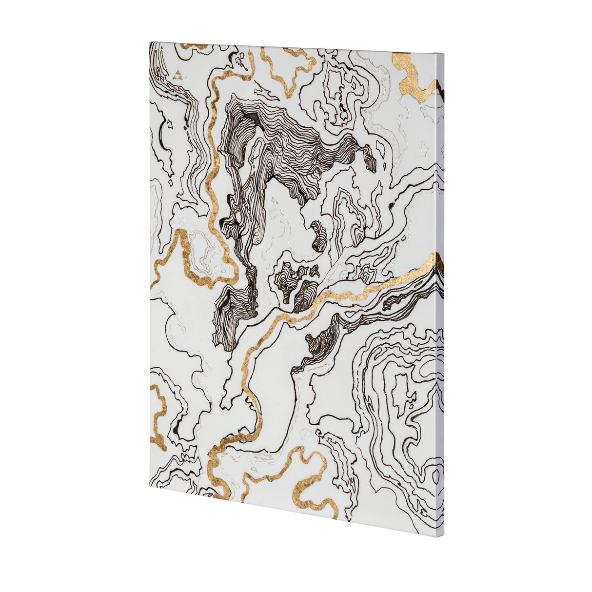 Topography I by Mercana Studio a Hand Embellished Textured Canvas from Mercana - Luna Furniture