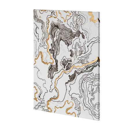 Topography I by Mercana Studio a Hand Embellished Textured Canvas from Mercana - Luna Furniture
