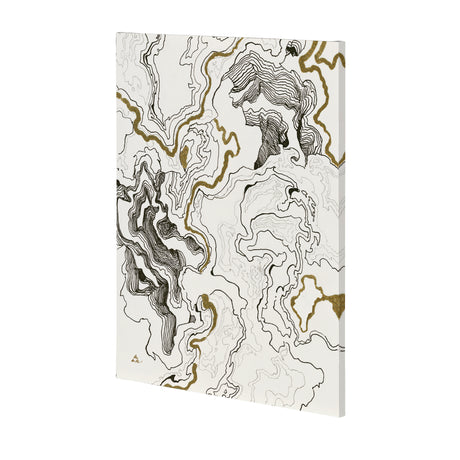 Topography II by Mercana Studio a Hand Embellished Textured Canvas from Mercana - Luna Furniture
