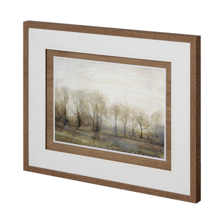 Dreams & Trees Landscape by Matina Theodosiou Hand Embellished Framed Art Print Matted under Glass from Mercana - Luna Furniture