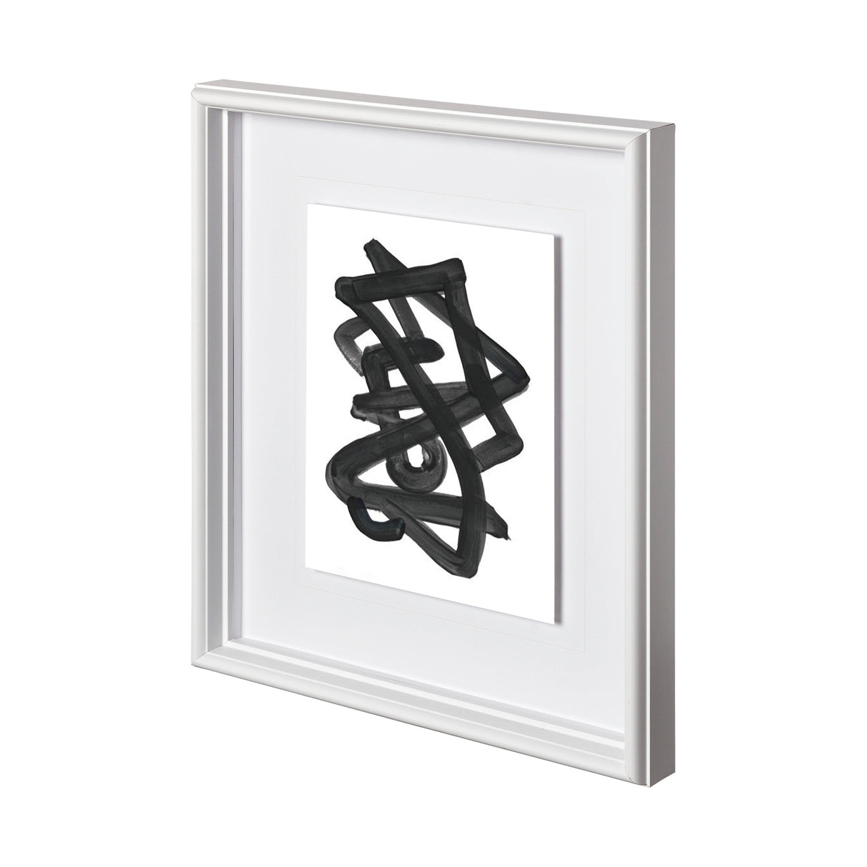 Expression 2 by Lora Gold a Hand Embellished Textured Framed Art Print Matted under Glass from Mercana - Luna Furniture