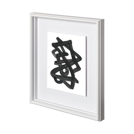 Expression 2 by Lora Gold a Hand Embellished Textured Framed Art Print Matted under Glass from Mercana - Luna Furniture