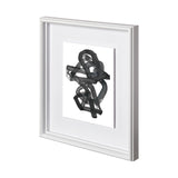 Expression 3 by Lora Gold a Hand Embellished Textured Framed Art Print Matted under Glass from Mercana - Luna Furniture