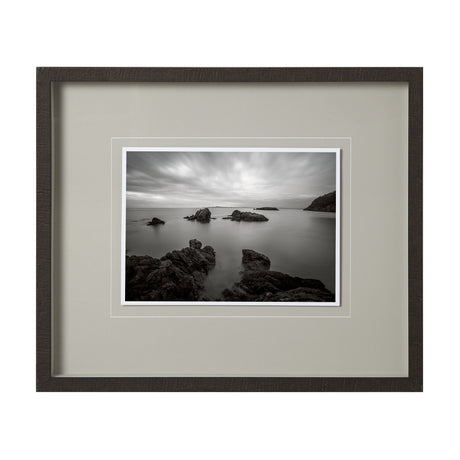 Rocky Coastline, Rosario Beach by Bisig, Steve a Framed Photo Art Print Matted under Glass from Mercana - Luna Furniture
