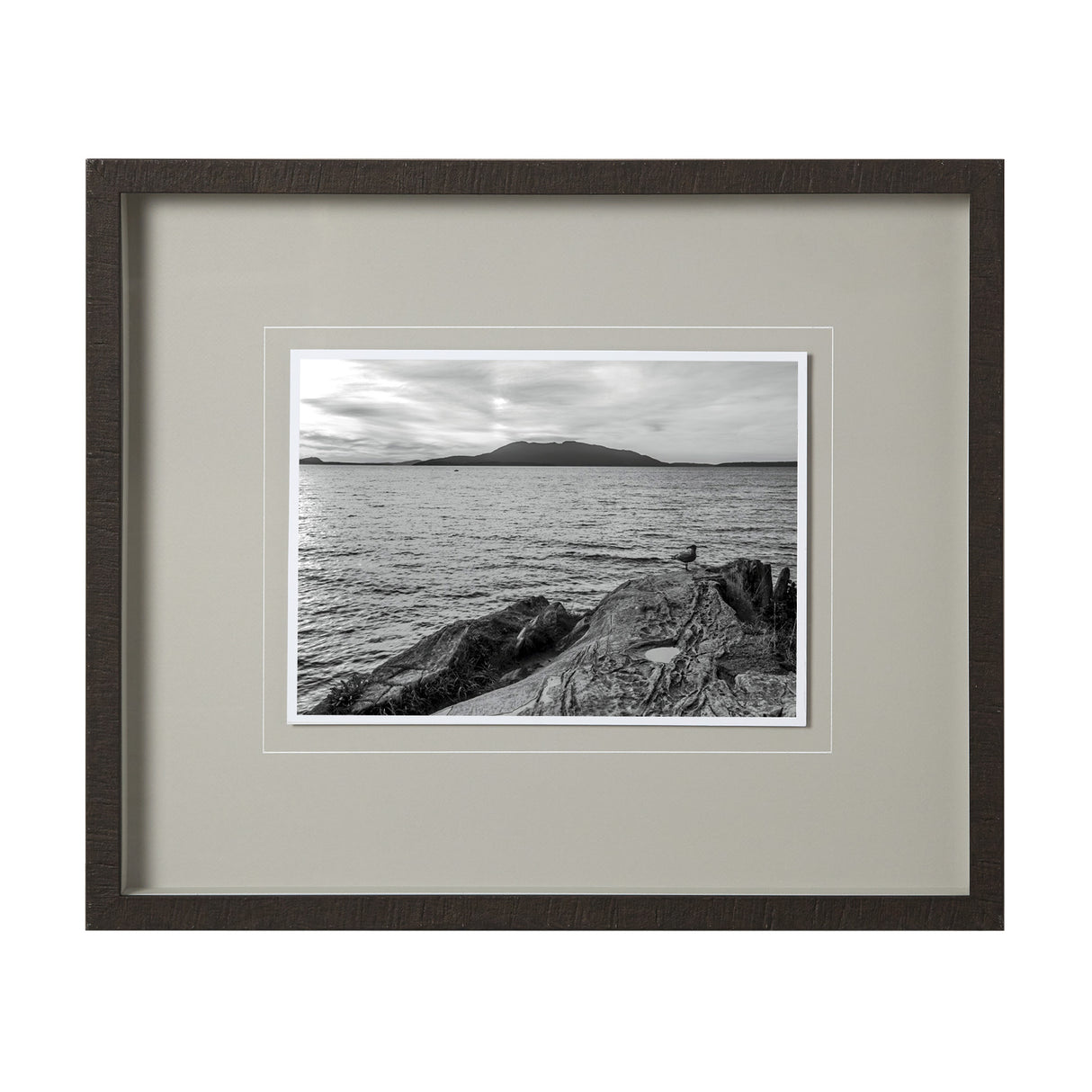 Samish Bay, Washington by Bisig, Steve a Framed Photo Art Print Matted under Glass from Mercana - Luna Furniture