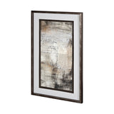 Blk Wht Bronze II by Jennifer Goldberger Hand Embellished Framed Art Print Matted under Glass from Mercana - Luna Furniture