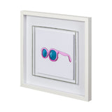 Poolside 1 by Jones a Hand Embellished Textured Framed Art Print Matted under Glass from Mercana - Luna Furniture