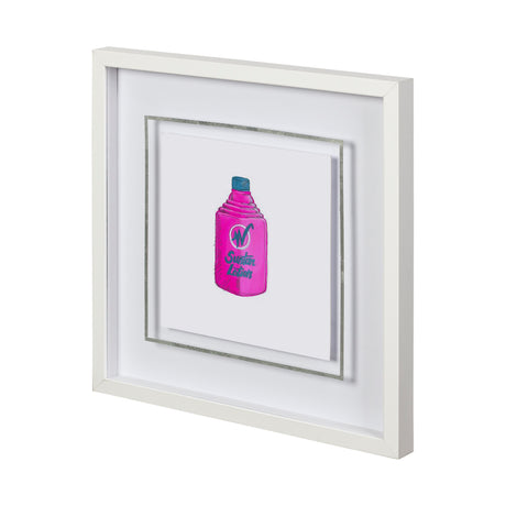 Poolside 2 by Jones a Hand Embellished Textured Framed Art Print Matted under Glass from Mercana - Luna Furniture