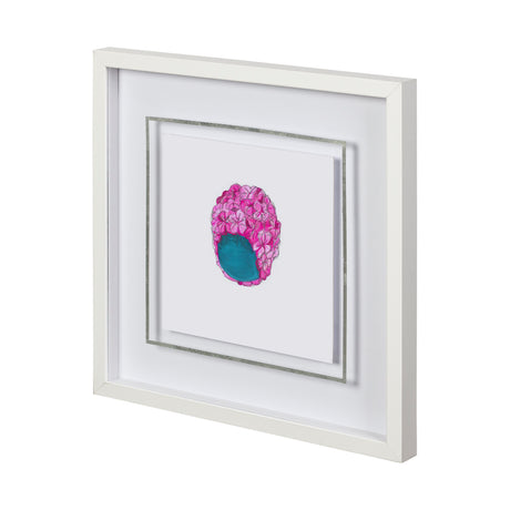 Poolside 3 by Jones a Hand Embellished Textured Framed Art Print Matted under Glass from Mercana - Luna Furniture