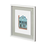 Petit Mansion V by Jones a Hand Embellished Textured Framed Art Print Matted under Glass from Mercana - Luna Furniture