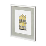 Petit Mansion III by Jones a Hand Embellished Textured Framed Art Print Matted under Glass from Mercana - Luna Furniture