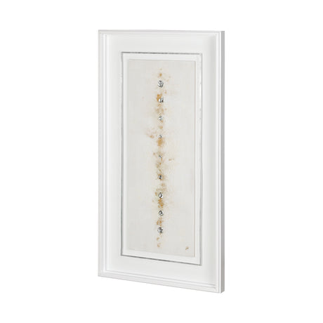 Dots II-Silver by Studio M a handmade Original Framed Artwork under Glass from Mercana - Luna Furniture