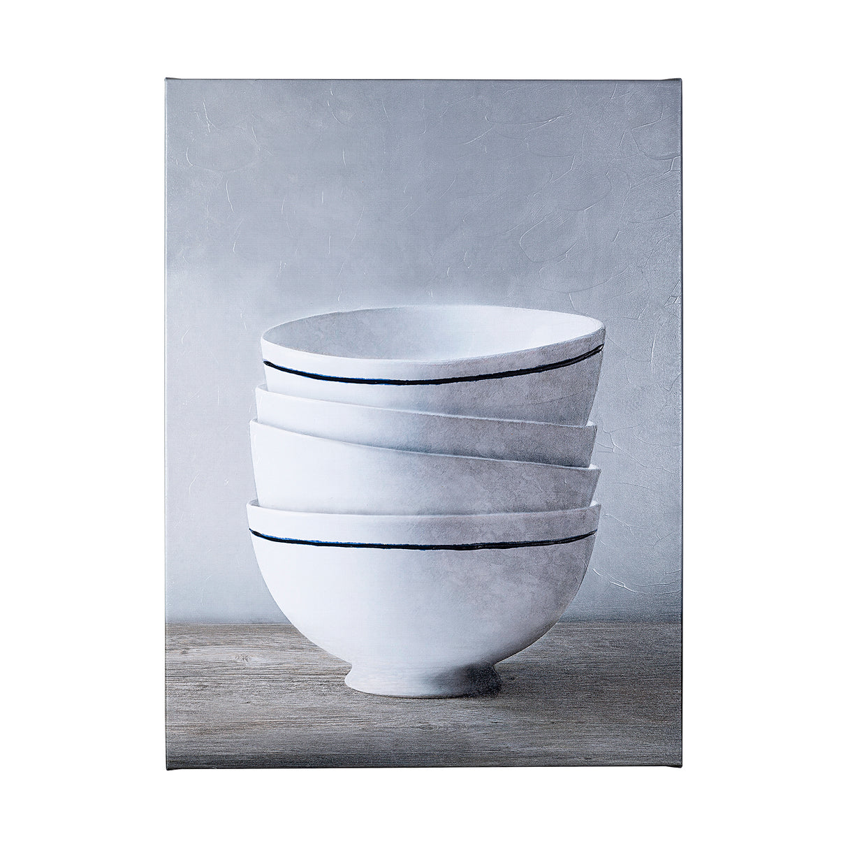 Four Artisan Bowls by Mercana Studio a Hand Embellished Textured Canvas from Mercana - Luna Furniture