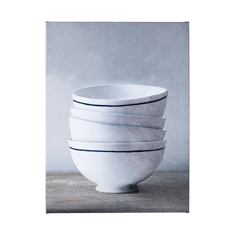 Four Artisan Bowls by Mercana Studio a Hand Embellished Textured Canvas from Mercana - Luna Furniture