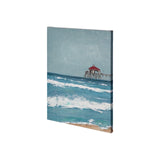 Fishing Pier I by Jade Reynolds a Hand Embellished Textured Canvas from Mercana - Luna Furniture