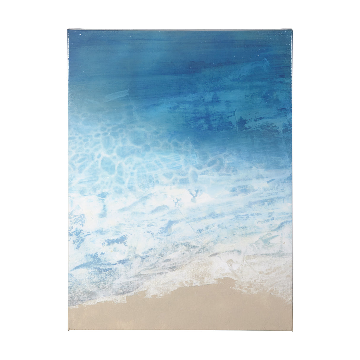 Ebb & Flow I by Victoria Borges a Hand Embellished Textured Canvas from Mercana - Luna Furniture