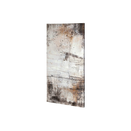 Blk Wht Bronze I by Jennifer Goldberger a Hand Embellished Textured Canvas from Mercana - Luna Furniture