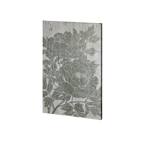 Blooming Peony I by Mercana Studio a Hand Embellished Textured Canvas from Mercana - Luna Furniture