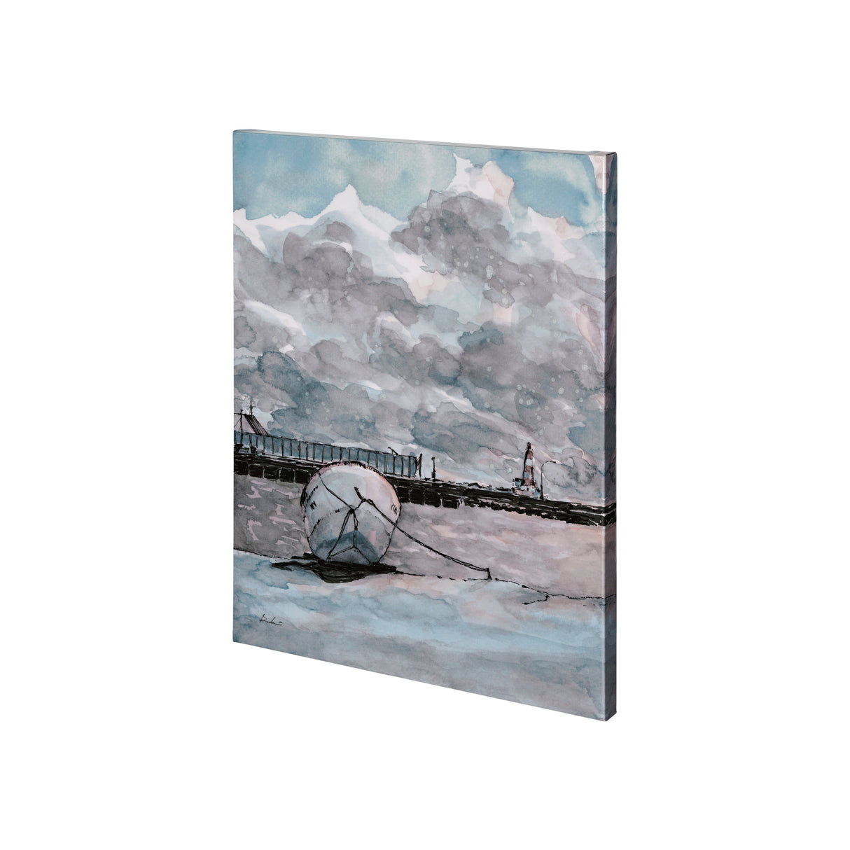 Minato I by Mercana Studio a Hand Embellished Textured Canvas from Mercana - Luna Furniture