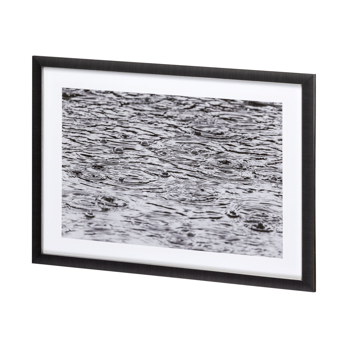 As Snow Melts by Nancy Crowell a Hand Embellished Textured Framed Photo Art Print Matted under Glass from Mercana - Luna Furniture