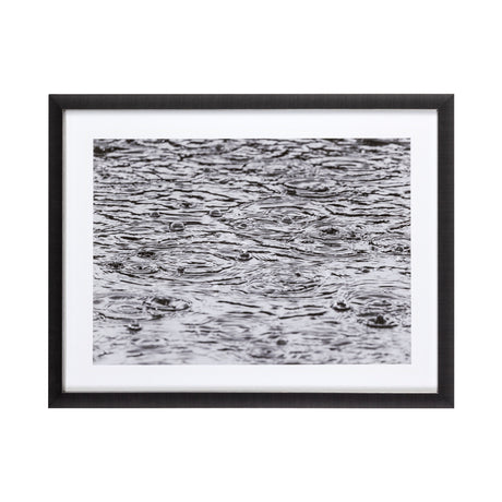 As Snow Melts by Nancy Crowell a Hand Embellished Textured Framed Photo Art Print Matted under Glass from Mercana - Luna Furniture