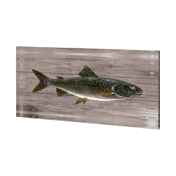 Cold Lake Beauty by Mercana Studio a Hand Embellished Textured Canvas