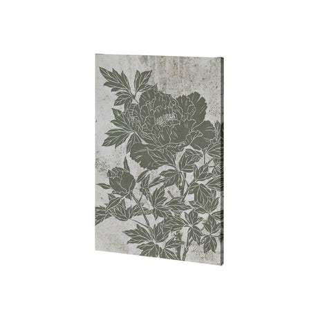 Blooming Peony II by Mercana Studio a Hand Embellished Textured Canvas from Mercana - Luna Furniture