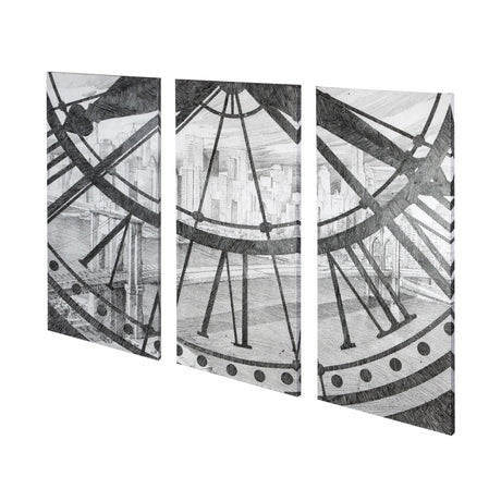 Of Time and The River I by Mercana Studio a Hand Embellished Textured Canvas from Mercana - Luna Furniture