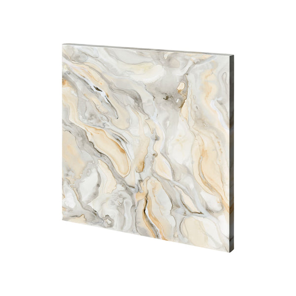 Alabaster IV by Mercana Studio a Hand Embellished Textured Canvas