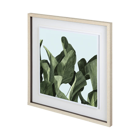 Celadon Palms II by Emma Scarvey a Framed Art Print Matted under Glass from Mercana - Luna Furniture