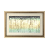 Treeline Light II by Jennifer Goldberger Hand Embellished Framed Art Print Matted under Glass from Mercana - Luna Furniture