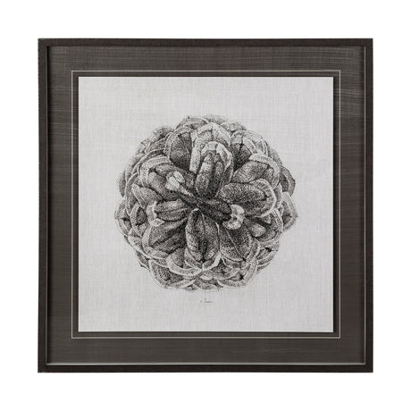 Cone of View I by Mercana Studio a Hand Embellished Textured Framed Art Print Matted under Glass from Mercana - Luna Furniture