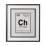 Breaking Chicago B by THE Studio a Hand Embellished Textured Framed Art Print Matted under Glass from Mercana - Luna Furniture