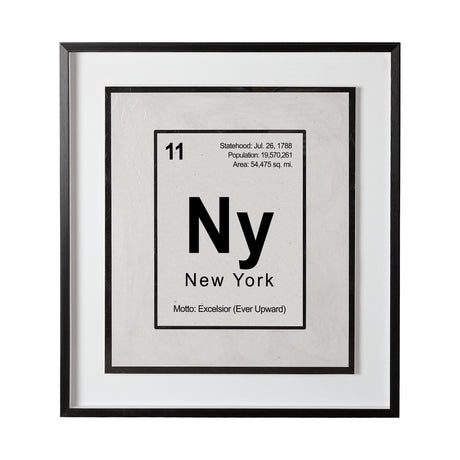 Breaking New York B by THE Studio a Hand Embellished Textured Framed Art Print Matted under Glass from Mercana - Luna Furniture