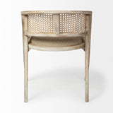 Tabitha I Blonde Wooden Frame 100% Polyester Seat Dining Chair from Mercana - Luna Furniture
