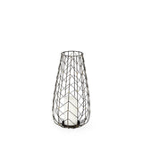 Petiole I Small Gold Toned Metal Table Candle Holder from Mercana - Luna Furniture