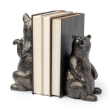 Sleuth (Set of 2) 9L x 8W Grizzly Bear Bookends from Mercana - Luna Furniture