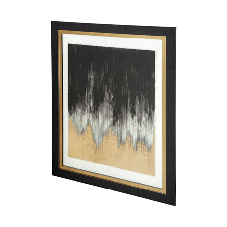 Night Fire by Studio M a handmade Original Framed Artwork under Glass from Mercana - Luna Furniture