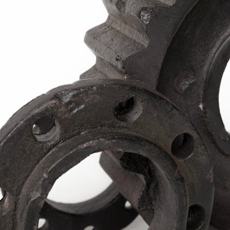 Cogsworth Set of 2 14L x 4W Brown Resin Industrial Gear Bookends from Mercana - Luna Furniture
