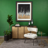Night Fire by Studio M a handmade Original Framed Artwork under Glass from Mercana - Luna Furniture