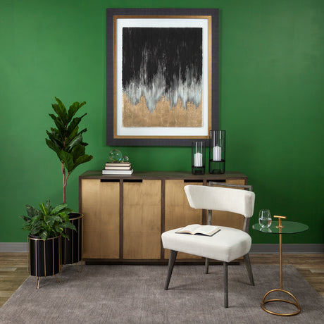 Night Fire by Studio M a handmade Original Framed Artwork under Glass from Mercana - Luna Furniture