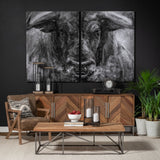 Velo II Large Black Metal Cylindrical Table Candle Holder from Mercana - Luna Furniture
