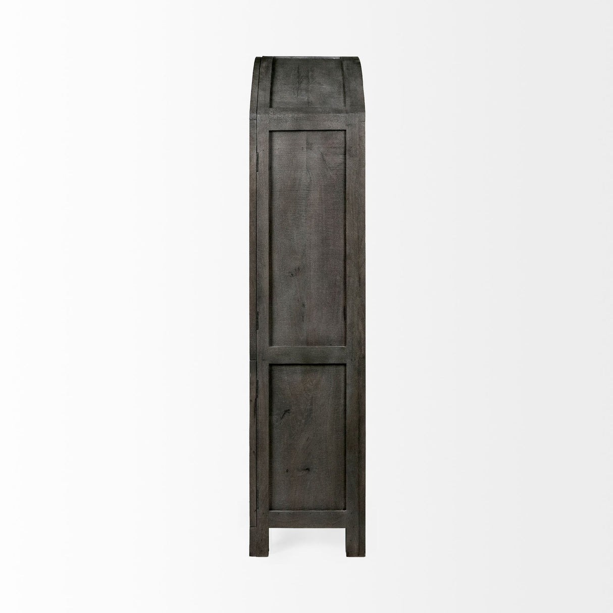 Barrett 48.5L X 17.25W X 73H Gray Solid Wood Display Cabinet from Mercana - Luna Furniture