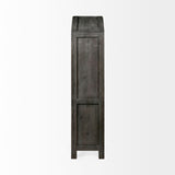 Barrett 48.5L X 17.25W X 73H Gray Solid Wood Display Cabinet from Mercana - Luna Furniture