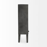 Felix Gray Metal Square Table Clock from Mercana - Luna Furniture